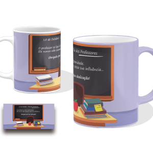 Caneca de Porcelana Dia dos Professores - CN0978