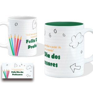 Caneca de Porcelana Dia dos Professores - CN0980