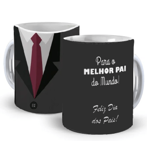 Caneca de Porcelana Melhor Pai do Mundo