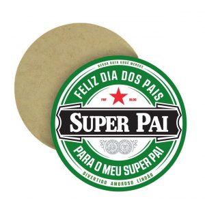 Porta-copos de MDF Premium - 4 unidades - Várias estampas