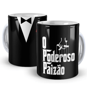 Caneca de Porcelana Poderoso Paizão