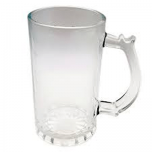 Caneca de Chopp de Vidro Cristal