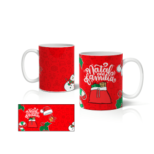 Caneca de Natal Personalizada - CANN0107
