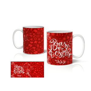 Caneca de Natal Personalizada - CANN0108