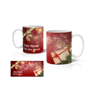 Caneca de Natal Personalizada - CANN206