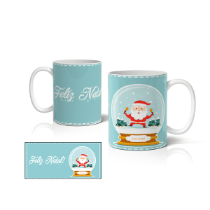 Caneca de Natal Personalizada - CANN2188