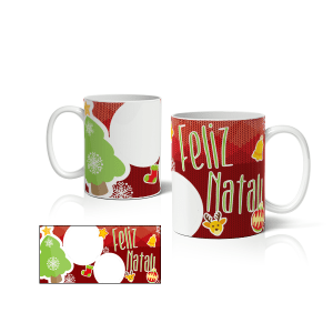 Caneca de Natal Personalizada - CANN2193
