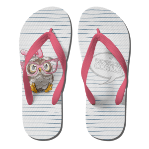 Chinelo Adulto - Professora Coruja